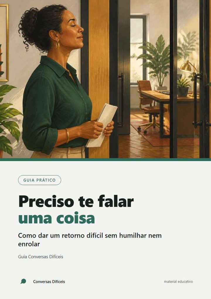Capa do guia Preciso te falar uma coisa